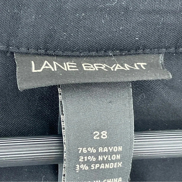 Lane Bryant Women's Blazer Jacket Black size 28 8575/b - Picture 4 of 8